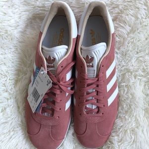 NWT Adidas Gazelle Sneakers Baby Pink Suede